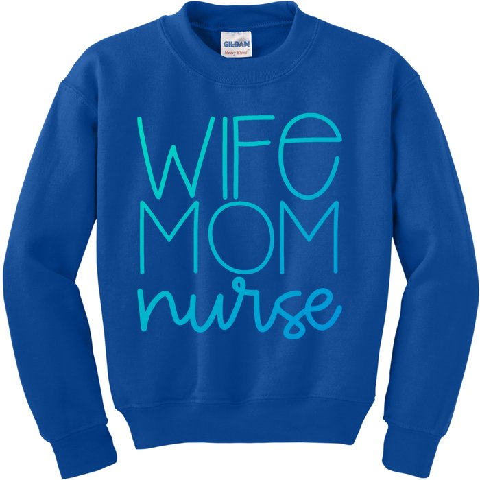 Mom Wife Nurse Hero Tee Gift Kids Sweatshirt