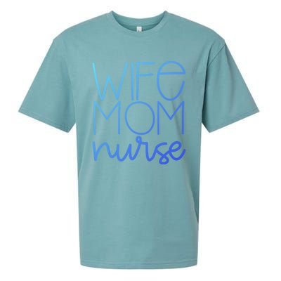 Mom Wife Nurse Hero Tee Gift Sueded Cloud Jersey T-Shirt