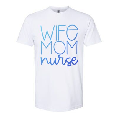 Mom Wife Nurse Hero Tee Gift Softstyle® CVC T-Shirt