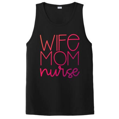 Mom Wife Nurse Hero Tee Gift PosiCharge Competitor Tank