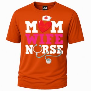 Mom Wife Nurse Gift Cooling Performance Crew T-Shirt