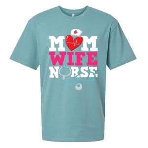 Mom Wife Nurse Gift Sueded Cloud Jersey T-Shirt