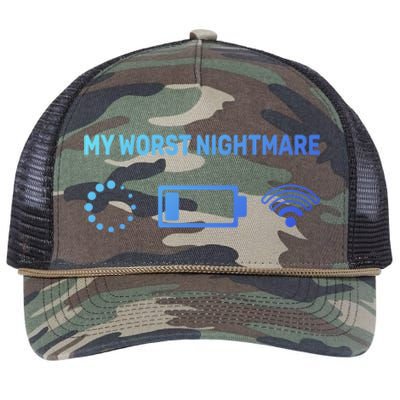 My Worst Nightmare Gift Funny Funny Gift Gamer Great Gift Retro Rope Trucker Hat Cap