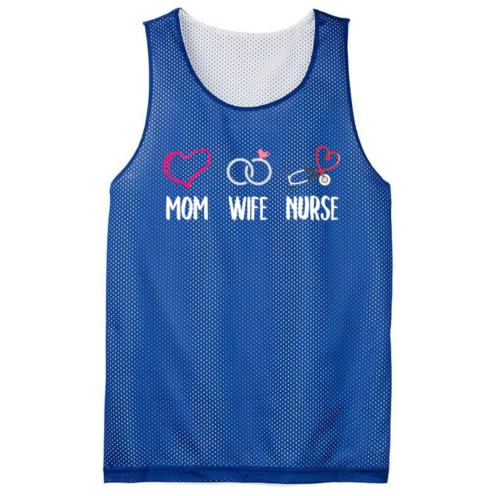 Mom Wife Nurse Gift Cool Gift Mesh Reversible Basketball Jersey Tank