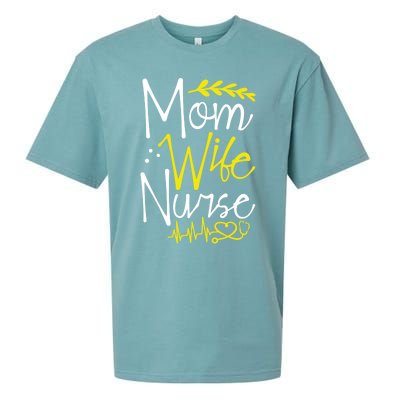 Mom Wife Nurse Gift Sueded Cloud Jersey T-Shirt