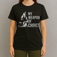 My Weapon Of Choice Funny Tech Medical Laboratory Scientist T-Shirt