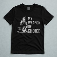 My Weapon Of Choice Funny Tech Medical Laboratory Scientist T-Shirt