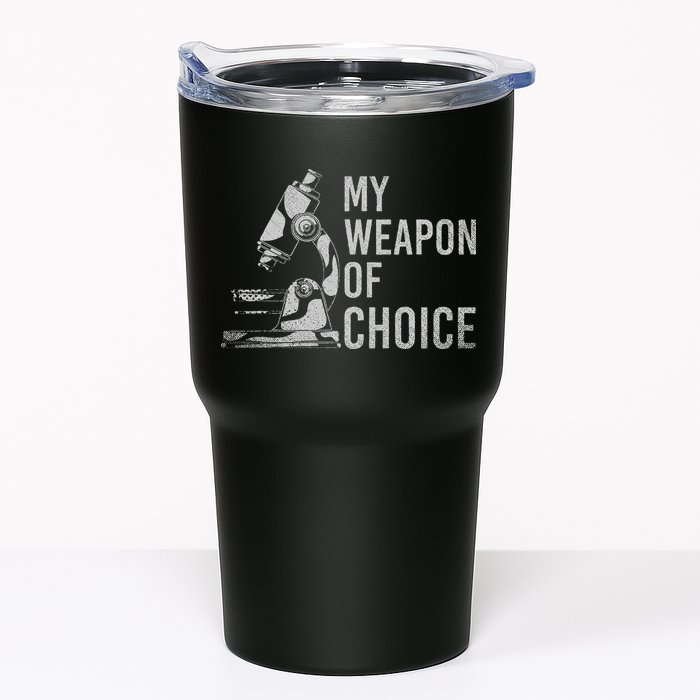 My Weapon Of Choice Funny Tech Medical Laboratory Scientist Tumbler