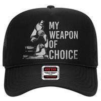My Weapon Of Choice Funny Tech Medical Laboratory Scientist Hat