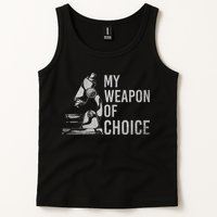 My Weapon Of Choice Funny Tech Medical Laboratory Scientist Tank Top