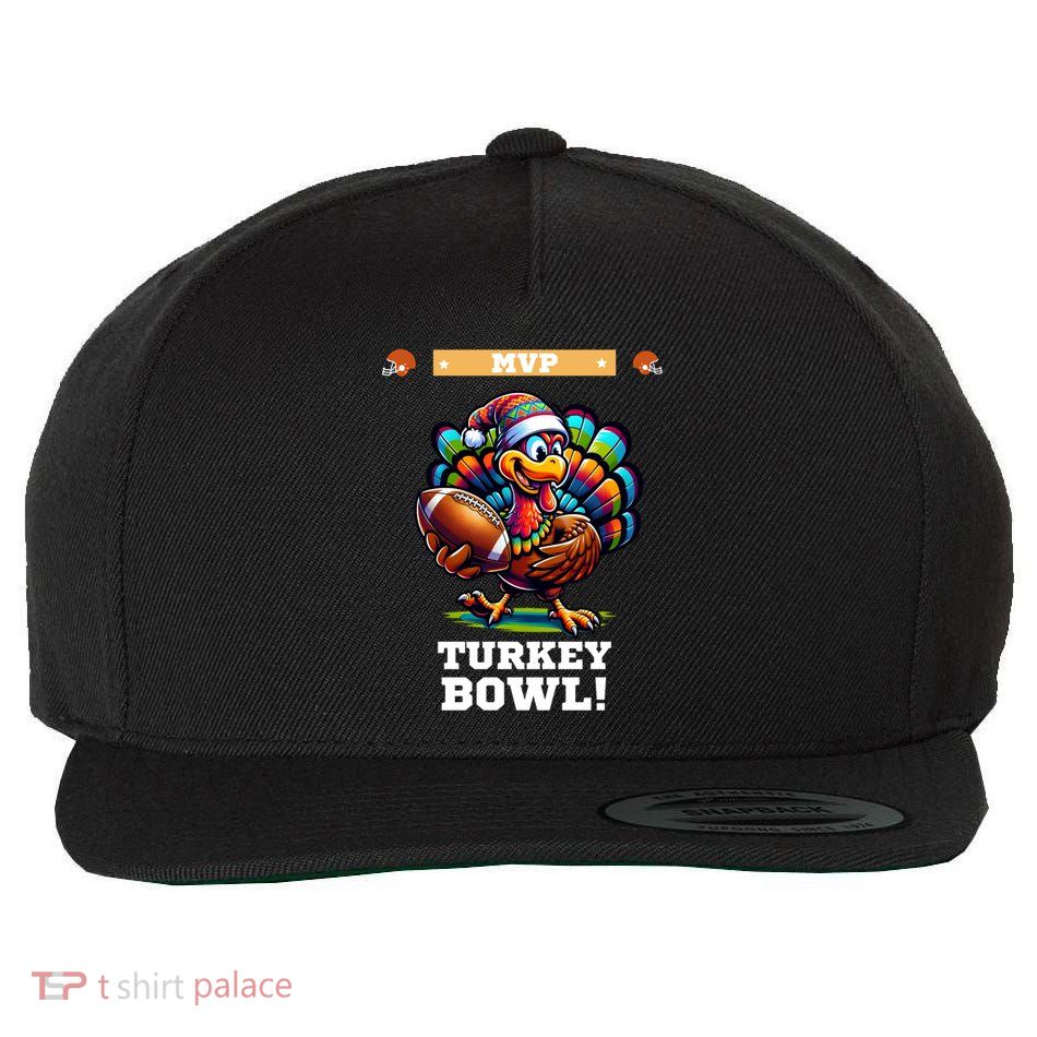 Mvp Winner Of Turkey Bowl Family Football Game Thanksgiving Meaningful Gift Wool Snapback Cap