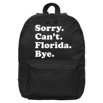 Men Women Or Funny Florida 16 in Basic Backpack