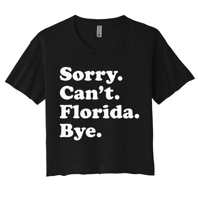 Men Women Or Funny Florida Crop Top