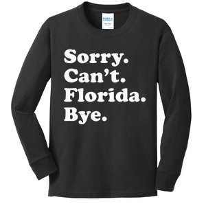 Men Women Or Funny Florida Kids Long Sleeve Shirt