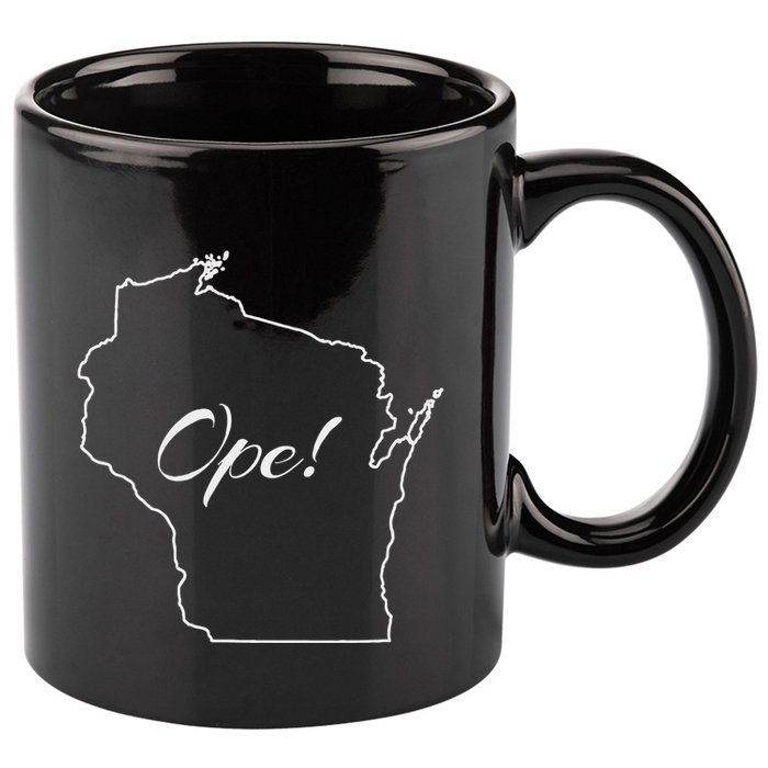 Midwest Wisconsin Ope 11oz C Handle Ceramic Mug