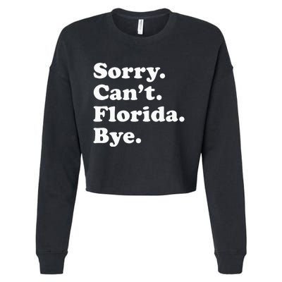 Men Women Or Funny Florida Cropped Pullover Crew