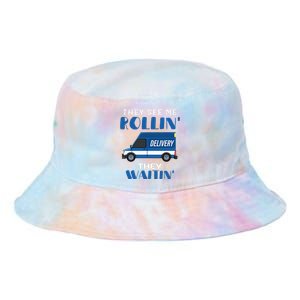 Mail Worker Postman Mailman They See Me Rollin They Waitin Tie Dye Newport Bucket Hat