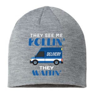 Mail Worker Postman Mailman They See Me Rollin They Waitin Sustainable Beanie