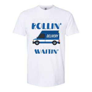 Mail Worker Postman Mailman They See Me Rollin They Waitin Softstyle CVC T-Shirt