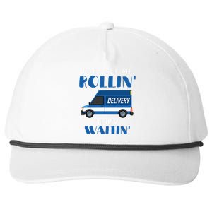 Mail Worker Postman Mailman They See Me Rollin They Waitin Snapback Five-Panel Rope Hat