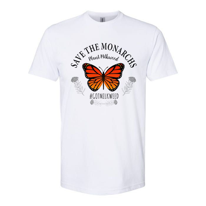 Monarch Whisperer Plant Milkweed Butterfly Save The Monarchs Softstyle CVC T-Shirt