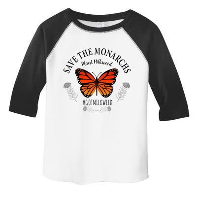 Monarch Whisperer Plant Milkweed Butterfly Save The Monarchs Toddler Fine Jersey T-Shirt