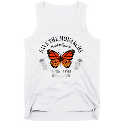 Monarch Whisperer Plant Milkweed Butterfly Save The Monarchs Tank Top