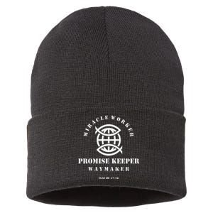 Miracle Worker Promise Keeper Waymaker Sustainable Knit Beanie