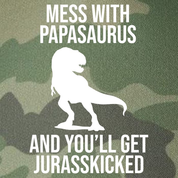 Mess With Papasaurus And Youll Get Jurasskicked Funny Dad Gift Legacy Tie Dye Trucker Hat