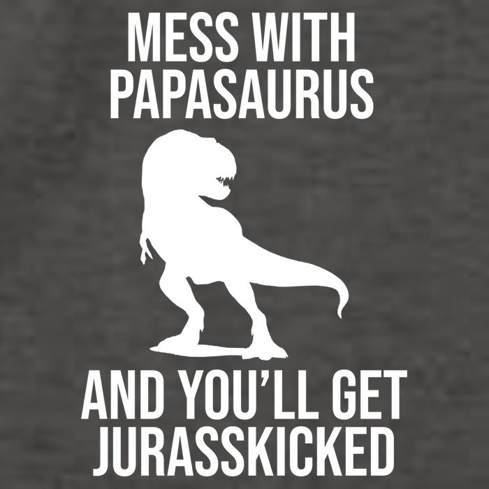 Mess With Papasaurus And Youll Get Jurasskicked Funny Dad Gift Vector Backpack
