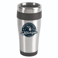 Made With Pride In Michigan USA Retro 16oz Travel Tumbler