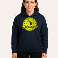 Made With Pride In Michigan USA Retro Hoodie