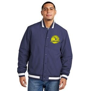 Made With Pride In Michigan USA Retro Insulated Varsity Jacket