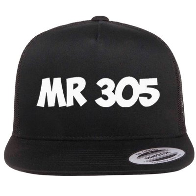 Mr Worldwide Pitbull 305 Flat Bill Trucker Hat