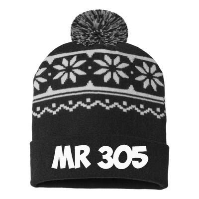 Mr Worldwide Pitbull 305 USA-Made Snowflake Beanie