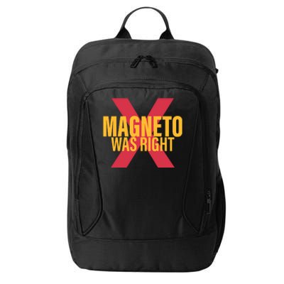 Magneto Was Right Powerful Mutant City Backpack