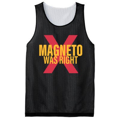 Magneto Was Right Powerful Mutant Mesh Reversible Basketball Jersey Tank