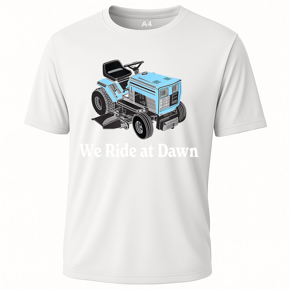 Mens We Ride At Dawn | Father's Day | Dad Gift | Grandfather Cooling Performance Crew T-Shirt