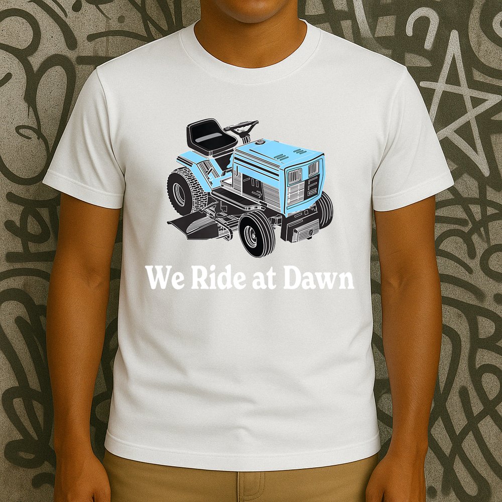 Mens We Ride At Dawn | Father's Day | Dad Gift | Grandfather T-Shirt