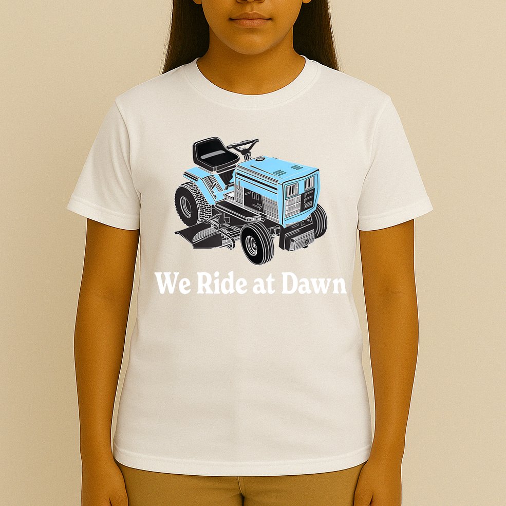 Mens We Ride At Dawn | Father's Day | Dad Gift | Grandfather T-Shirt