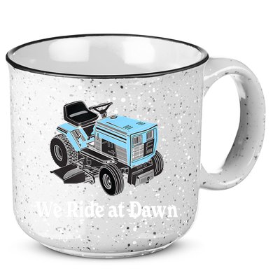 Mens We Ride At Dawn | Father's Day | Dad Gift | Grandfather 15oz Campfire Ceramic Mug