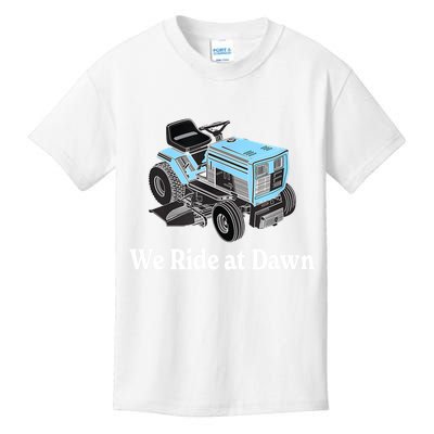 Mens We Ride At Dawn | Father's Day | Dad Gift | Grandfather Kids T-Shirt