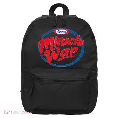 MIRACLE WAP RAP SONG LYRIC MEME TEE 16 in Basic Backpack