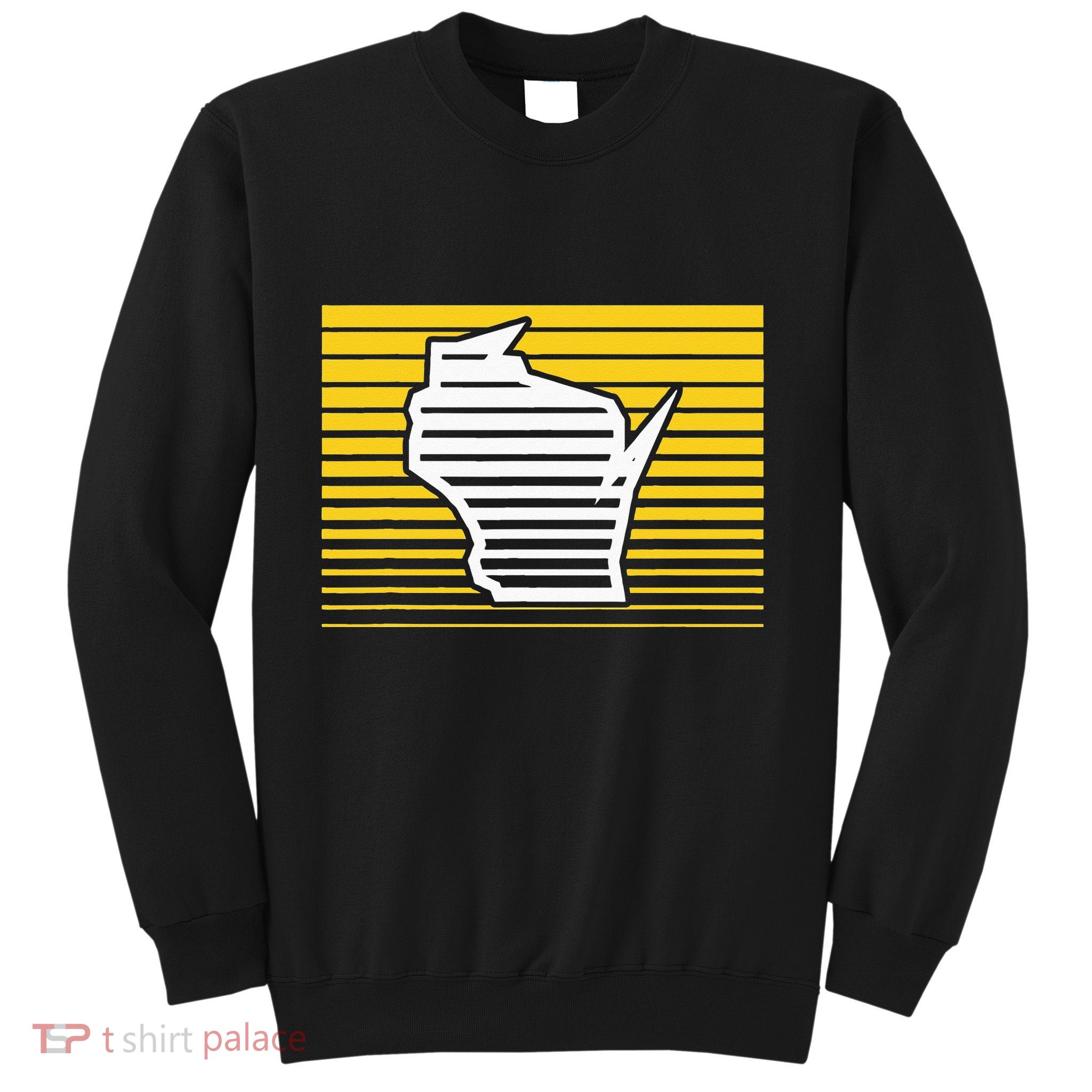 Milwaukee Wisconsin Retro Gradient Stripes Sweatshirt