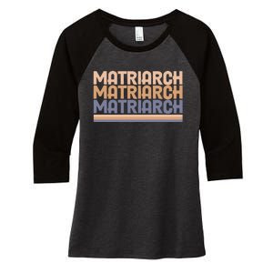 Matriarch Women Rights International Women's Tri-Blend 3/4-Sleeve Raglan Shirt