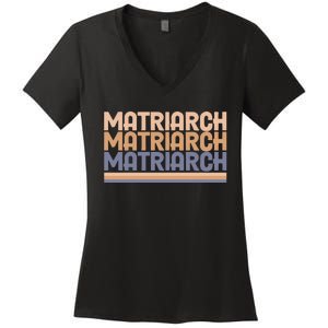 Matriarch Women Rights International Women's V-Neck T-Shirt