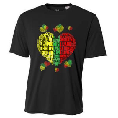 Men Women Reggae Rasta Colors Red Green Yellow Jamaica Cooling Performance Crew T-Shirt