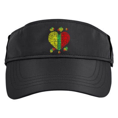 Men Women Reggae Rasta Colors Red Green Yellow Jamaica Adult Drive Performance Visor