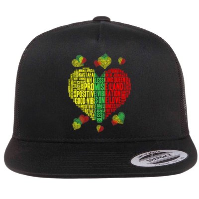 Men Women Reggae Rasta Colors Red Green Yellow Jamaica Flatbill Hat