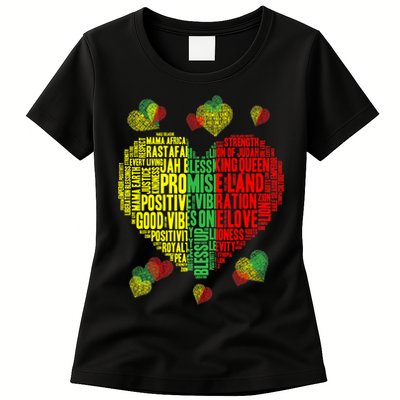 Men Women Reggae Rasta Colors Red Green Yellow Jamaica Womens T-Shirt